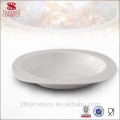 Royal dinnerware for hotel, white ceramics bone china square plate